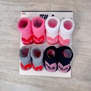 FILA Baby Sock Set 12-18months 4 Pairs